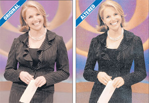 Katie Couric and her fake weight loss.